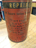 Vtg Montgomery Wards Tube Repair Kit Empty Metal Tin Can Good Condition