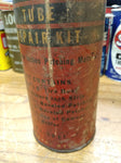 Vtg Montgomery Wards Tube Repair Kit Empty Metal Tin Can Good Condition