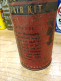 Vtg Montgomery Wards Tube Repair Kit Empty Metal Tin Can Good Condition