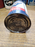Vtg Cone Top Genuine Hydraulic Heavy Duty Brake Fluid Can 12 Ounce Metal Empty