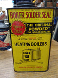 Vtg Boiler Solder Seal Original Powder Boiler Repair Half Full 1 1/4 Pound Nice!