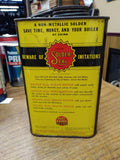 Vtg Boiler Solder Seal Original Powder Boiler Repair Half Full 1 1/4 Pound Nice!