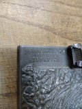 Vtg Brass Pennsylvania Turnpike Souvenir Keystone State Desk Paper Weight
