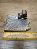Vtg Brass Pennsylvania Turnpike Souvenir Keystone State Desk Paper Weight
