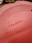 Vtg Old Poloron Christmas Lighted Candle Blow Mold Holiday Yard Decor About 38"H