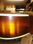 Vtg Harmony H1215 Sunburst Archtop Acoustic Guitar Pick Guard 6 String 1950's