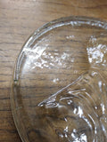 Vtg 1909 Abraham Lincoln Cent Glass Paperweight 5 1/2" Wide Desk Top Penny