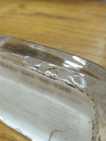 Vtg Antique 1882 Reverse Print Glass Advertising Paperweight Barnes & Abrams Co