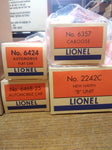 Vtg NOS O GAUGE LIONEL #2507W NEW HAVEN F-3 AB FREIGHT SET BOXED RAILROAD TRAIN