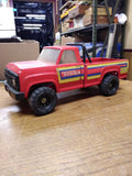 Vtg Tonka XR101 11062 Red Pick Up Truck with Roll Bar Pressed Steel 1970's Nice!