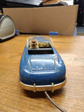 Vtg Arnold Tin Toy Remote Control Sedan Convertible w/Driver US Zone W Germany