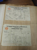 Antique Store Business 1905 Ledger Cumberland Cement Co. Cumberland Md. 18"x13"