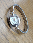 Vtg Ladies Genovit De Luxe Wristwatch 17 Jewel Wind Up Working Very Nice!