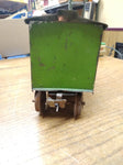 Vtg Very Old Pre War Standard Gauge Lionel Cattle Car Green Metal Railroad Train