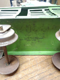 Vtg Very Old Pre War Standard Gauge Lionel Cattle Car Green Metal Railroad Train