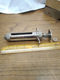Vtg Jen Sal Royal Syringe with Box Veterinary Medicine Farm Cattle Horse