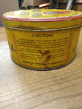 Vtg Liquid Veneer Mop Yellow Red Tin Champion Of The World Mop Head Is In Can!