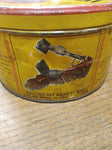 Vtg Liquid Veneer Mop Yellow Red Tin Champion Of The World Mop Head Is In Can!