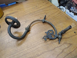 Antique Victorian Gas Lighting Fixture Wall Sconce Brass Mantle Burner Valves