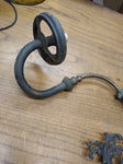 Antique Victorian Gas Lighting Fixture Wall Sconce Brass Mantle Burner Valves