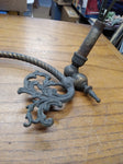 Antique Victorian Gas Lighting Fixture Wall Sconce Brass Mantle Burner Valves