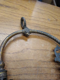 Antique Victorian Gas Lighting Fixture Wall Sconce Brass Mantle Burner Valves