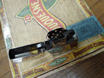 ZIPPO Polished Metal Flame Stamped Emblem Cigarette Lighter Excellent B 02