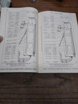 Vtg Caterpillar DW21 Tractor Parts Book Serial #s 8W1 to 8W1060