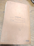 Vtg Caterpillar 631 Tractor Parts Book Serial No. 13G1-UP