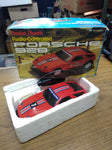 Vtg Tandy Radio Shack Radio Controlled Porche 928 Red Sports Car Original Box