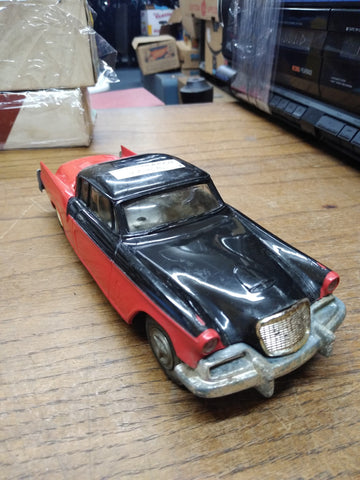 Vtg 1950's AMT Model Studebaker Hawk Friction Motor Red Promo Toy Car Collectibl
