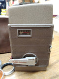 Vtg Bell & Howell 252 8mm Working Wind Up Movie Camera Undeveloped Film Inside!