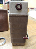 Vtg Bell & Howell 252 8mm Working Wind Up Movie Camera Undeveloped Film Inside!