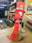 Vtg 1977 Ideal Toys Mr. Machine Wind Up Whistling and Walking Robot Works Great!