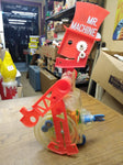Vtg 1977 Ideal Toys Mr. Machine Wind Up Whistling and Walking Robot Works Great!
