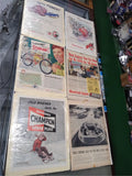 Vtg 1950s-1960s Magazine Advertising Lot Gas Tires Automobile Railroad Bicycle 1