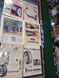 Vtg 1950s-1960s Magazine Advertising Lot Gas Tires Automobile Railroad Bicycle 6