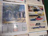 Vtg 1950s-1960s Magazine Advertising Lot Gas Tires Automobile Railroad Bicycle 6