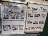 Vtg 1950s-1960s Magazine Advertising Lot Gas Tires Automobile Railroad Bicycle 6