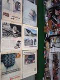 Vtg 1950s-1960s Magazine Advertising Lot Gas Tires Automobile Railroad Bicycle 7