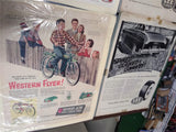 VTG 1950s-1960s Magazine Advertising Lot Gas Tires Automobile Railroad Bicycle 8