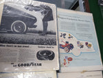 Vtg 1950s-1960s Magazine Advertising Lot Gas Tires Automobile Railroad Bicycle 9
