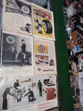 Vtg 1950-1960s Magazine Advertising Lot Gas Tires Automobile Railroad Bicycle 10
