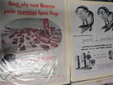 VTG 1930-1940 Magazine Advertising Lot Gas Tires Automobile Railroad Bicycle 11