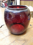 Vintage Handlan St. Louis USA B & O Railroad Lantern with Red Globe Collectible