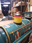 Vtg Modern Toys Japan Mystery Action Western Locomotive Battery 13" Train
