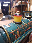 Vtg Modern Toys Japan Mystery Action Western Locomotive Battery 13" Train