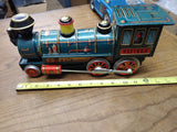 Vtg Modern Toys Japan Mystery Action Western Locomotive Battery 13" Train