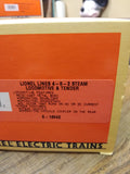 NIB NOS Lionel Line 6-18642 4-6-2 Steam Locomotive Whistle Tender Die Cast Metal