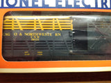 NIB Lionel O Scale 6-16121 Chicago & Northwestern Single Door Stock Car Train